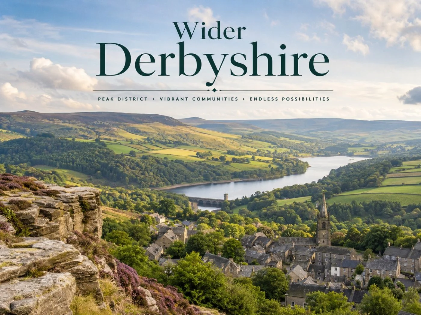 Peak District village and reservoir in wider Derbyshire, part of Derby Roof Solutions' roofing service area