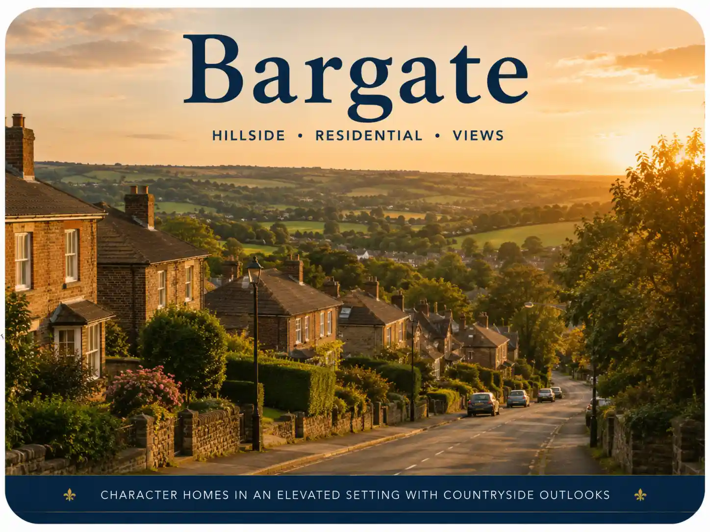 View of Bargate near Belper, where we provide roof cleaning and moss removal services.