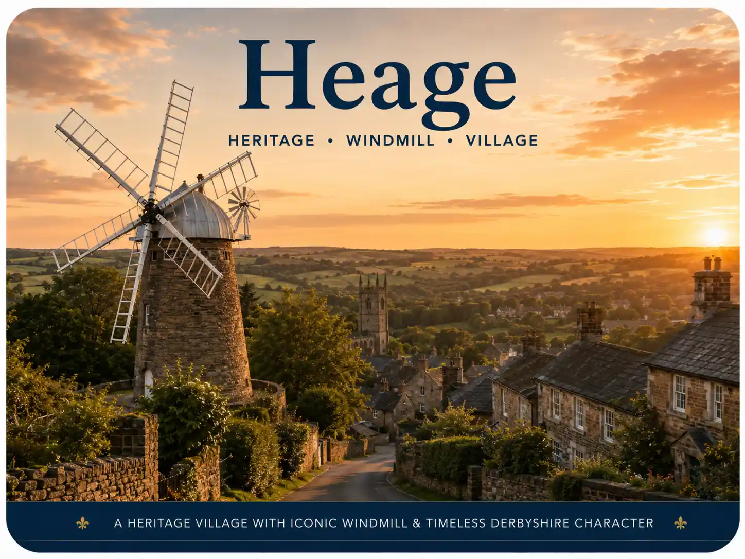View of Heage near Belper, an area served by our roof cleaning and gutter cleaning specialists.